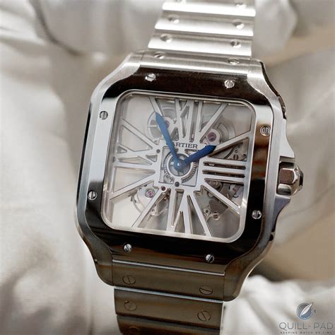 cartier santos skeleton for sale.